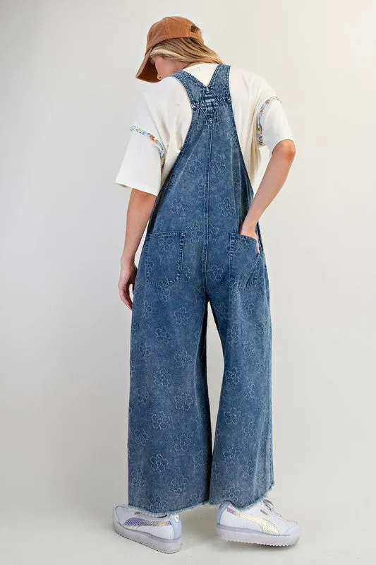 Flower Twill Overall