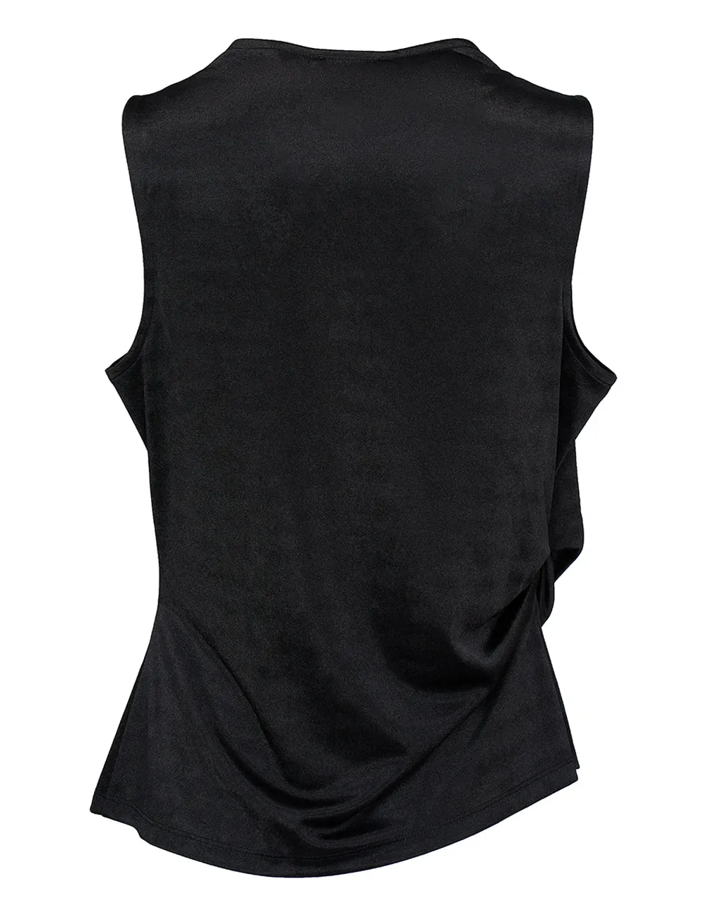 Foil Knit Drape Top