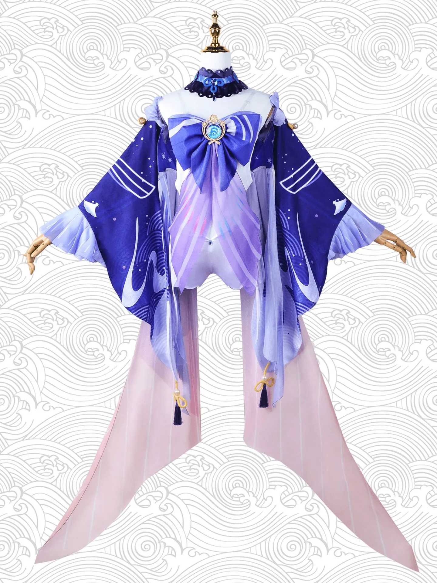 Game Genshin Impact Sangonomiya Kokomi Cosplay Costume
