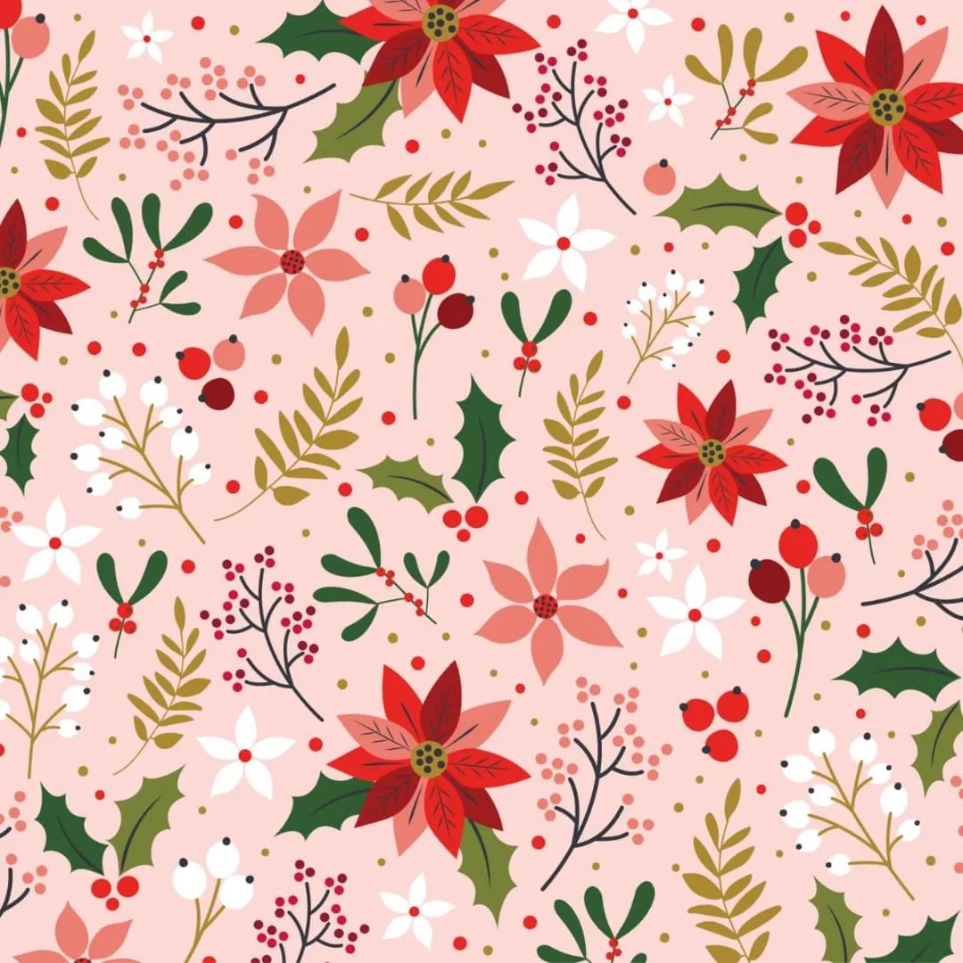 Girls Poinsettias Tulle Dress