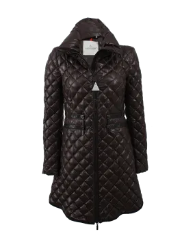Grandval Fitted Zip Front Short Coat