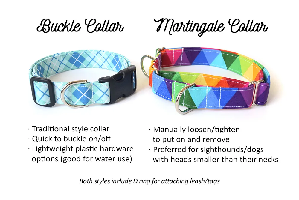 Green & Gold Marble Dog Collar
