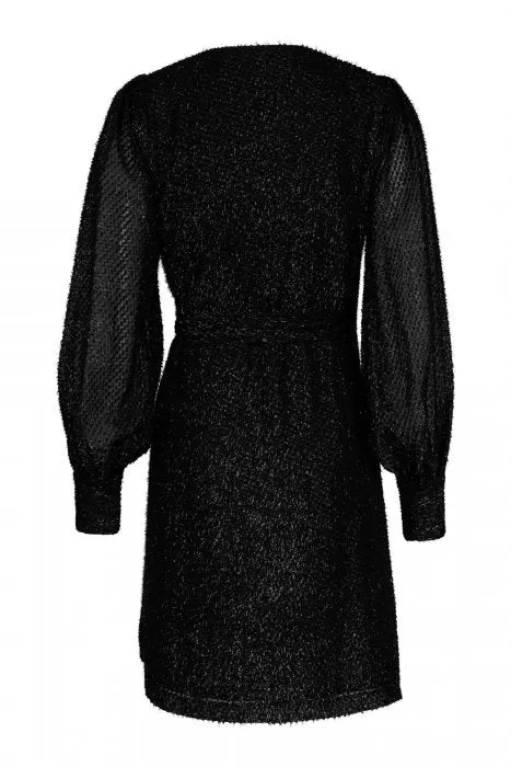 Helene Wrap Dress - Black
