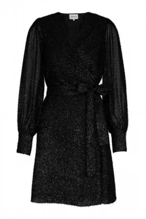 Helene Wrap Dress - Black