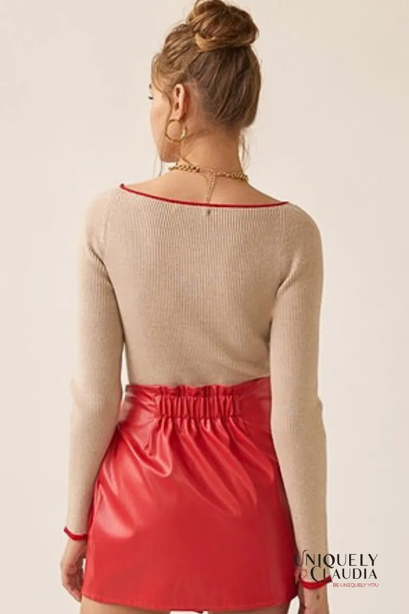 Kiara Long-Sleeves Knit Top