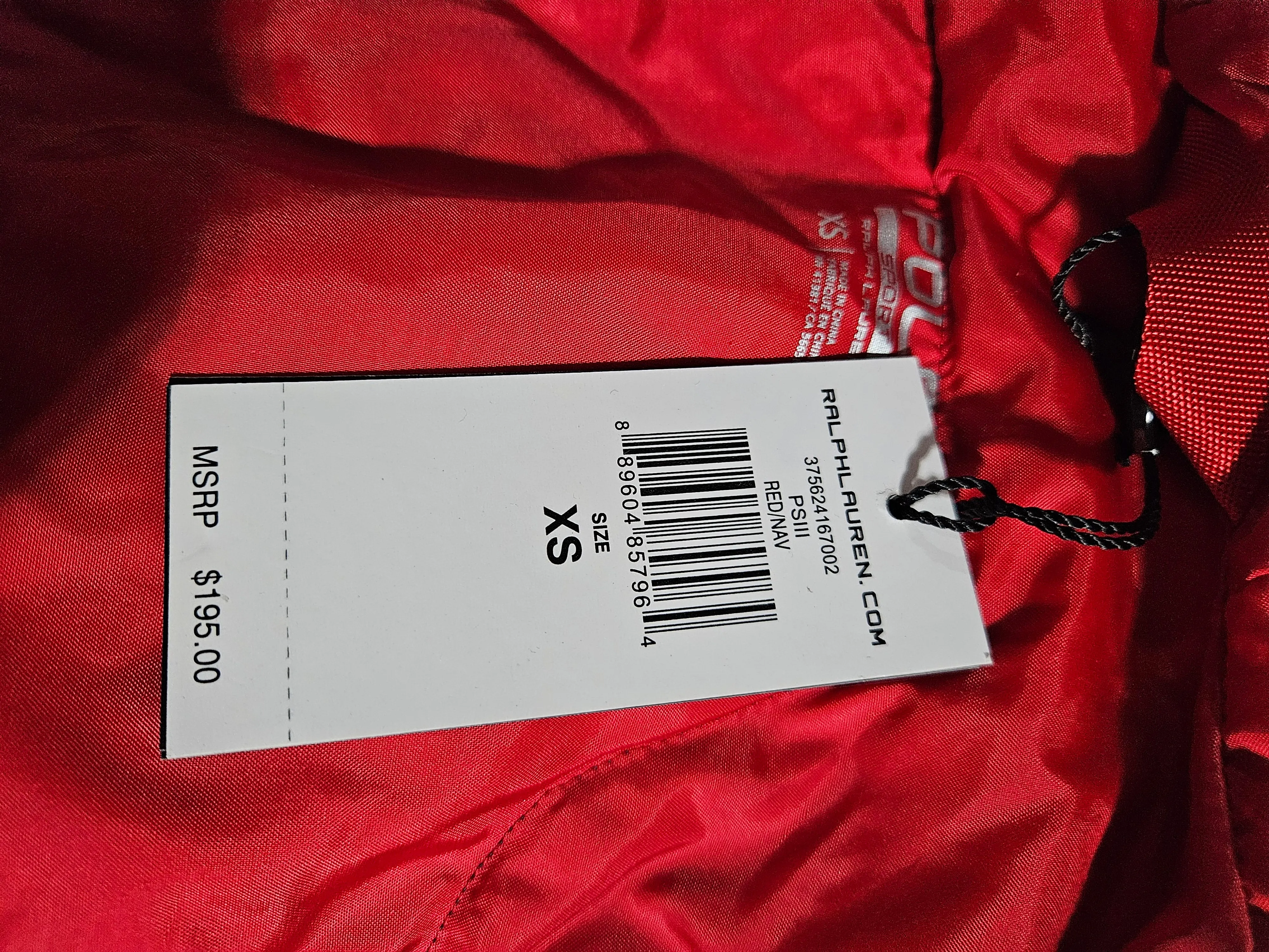 Kids Ralph Lauren Polo Sports Down Jacket Red(Free Shipping)