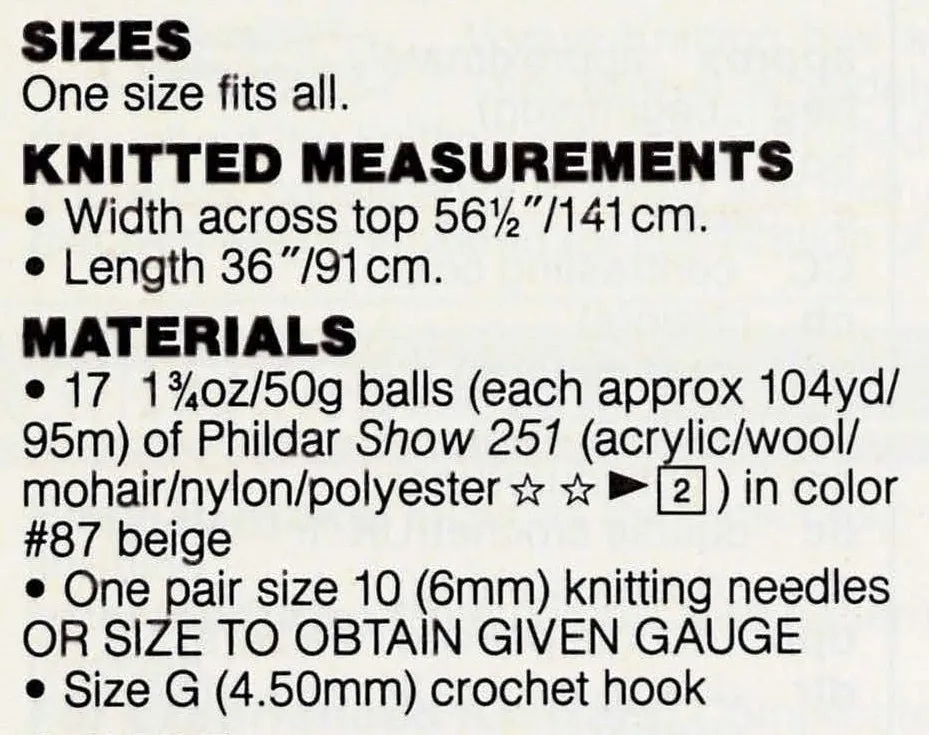 Knitted Poncho and Crochet Hat Pattern, Lacy Pattern, Instant Download