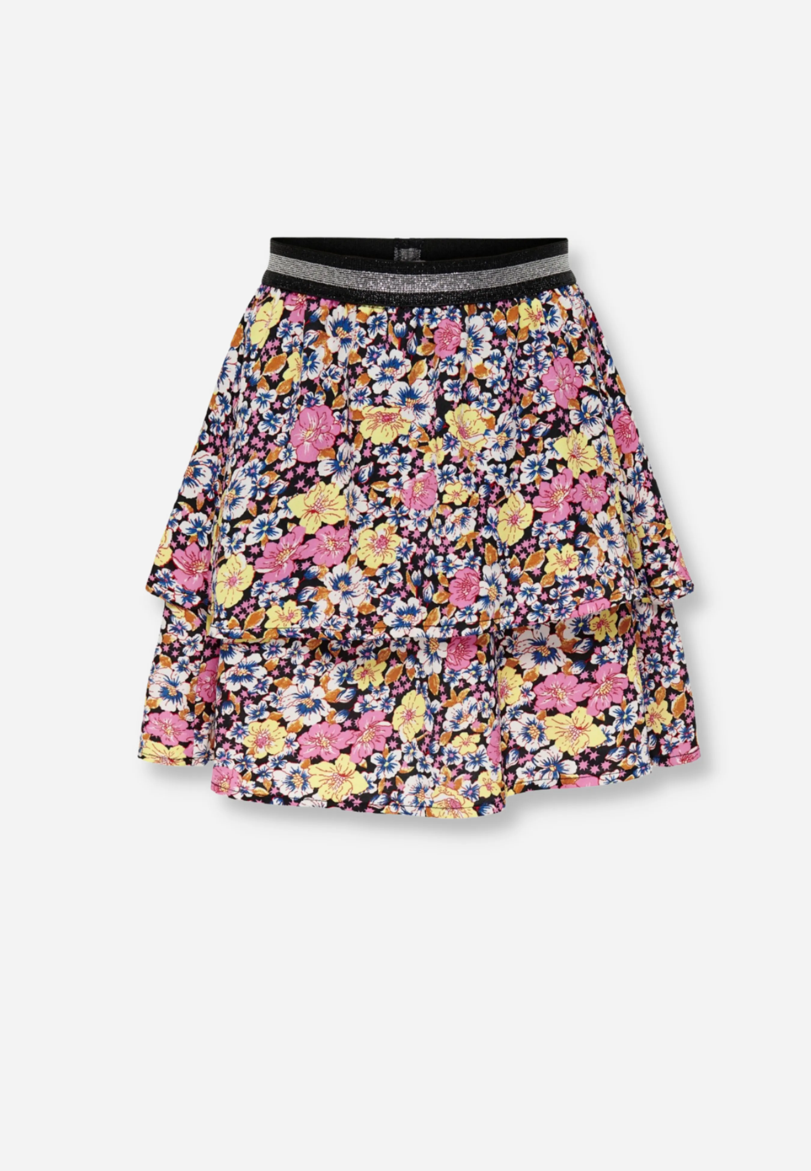KOGLINO LAYERED SKIRT - BLACK