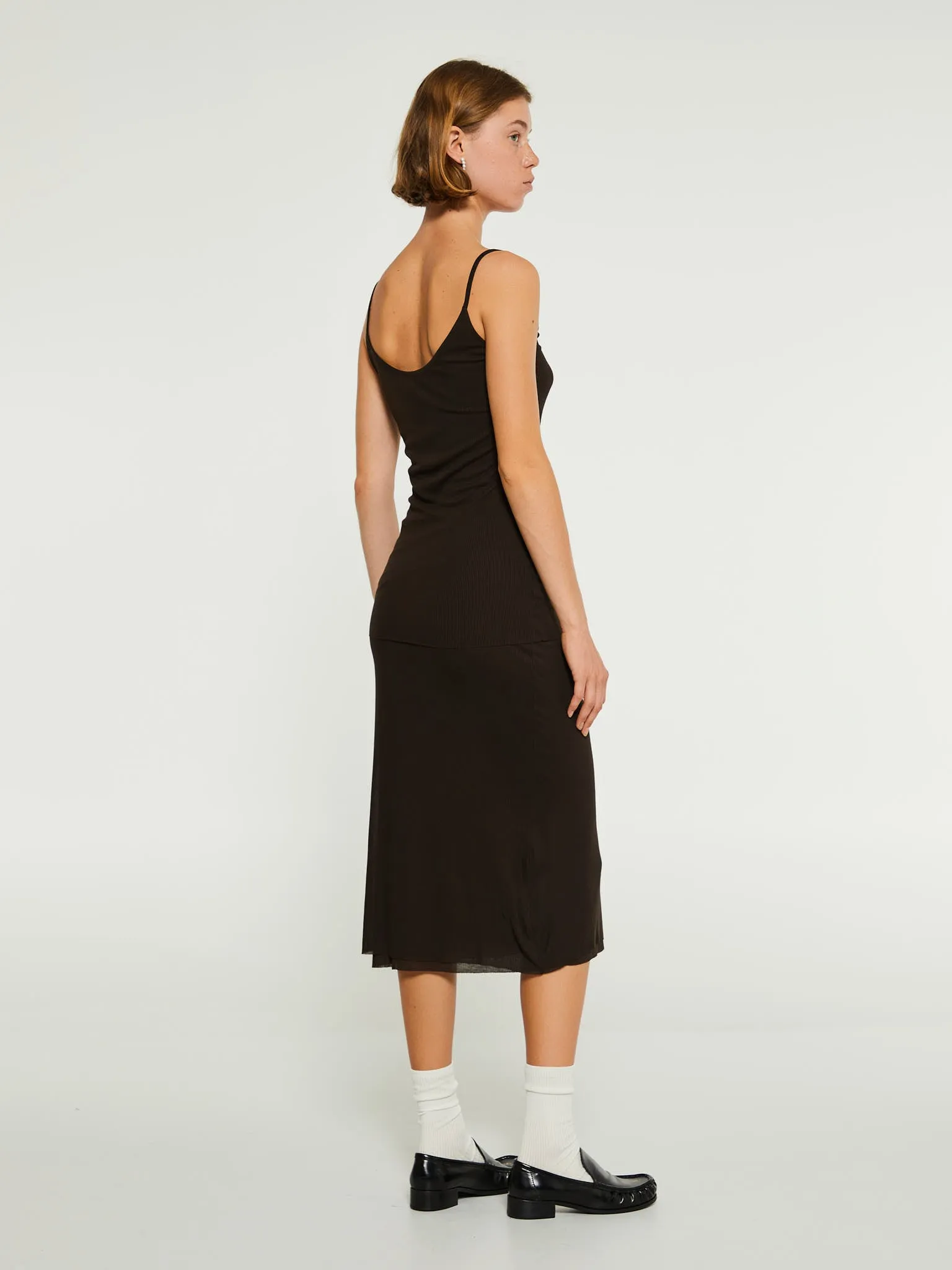 Leema Skirt in Dark Brown