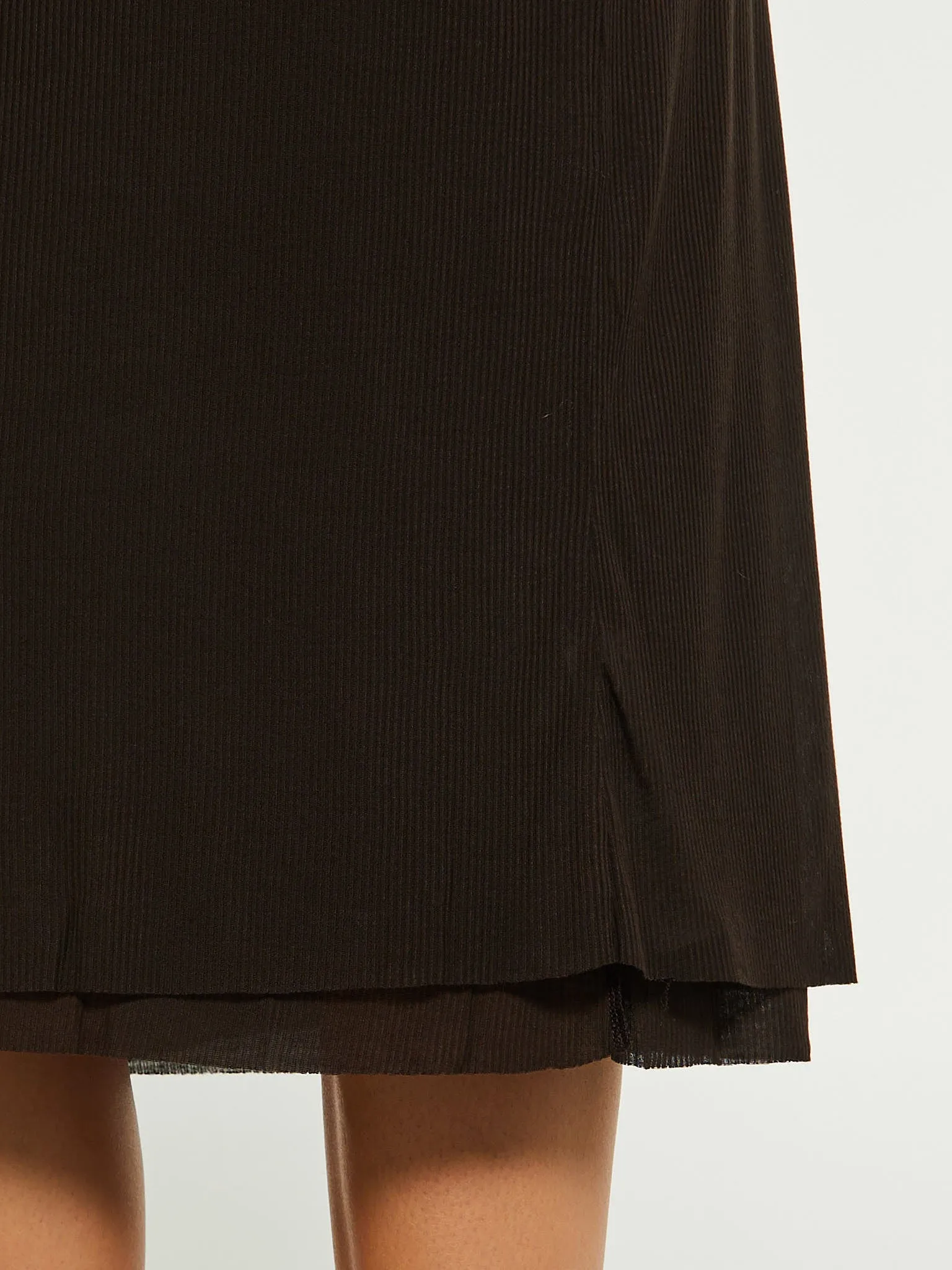 Leema Skirt in Dark Brown