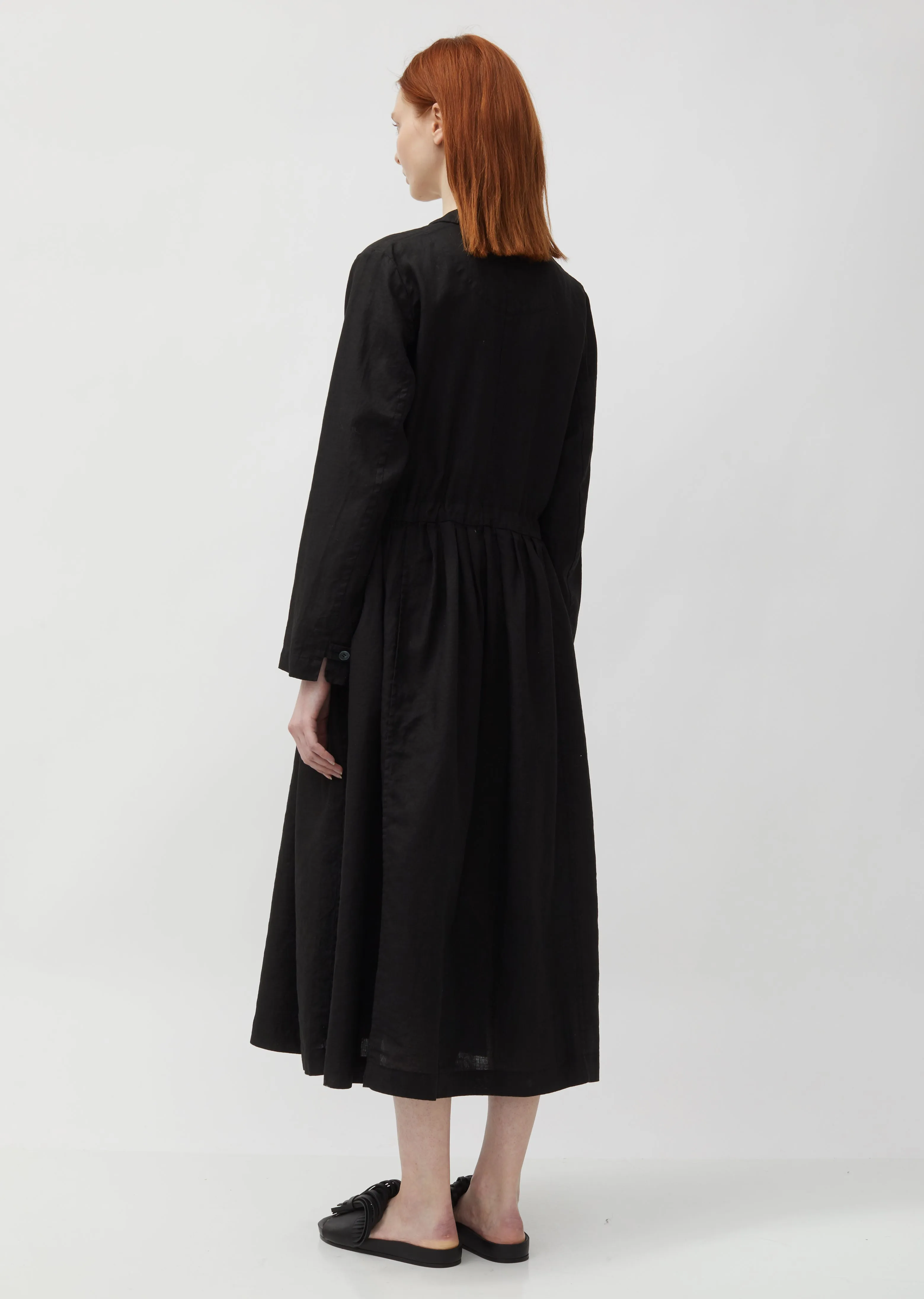 Linen Wrap Dress