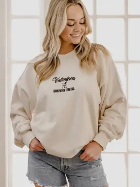 LivyLu TN Vols Embroidered Script Sweatshirt