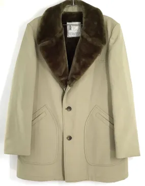 London Fog Women's Ivory Long Overcoat - Size 42