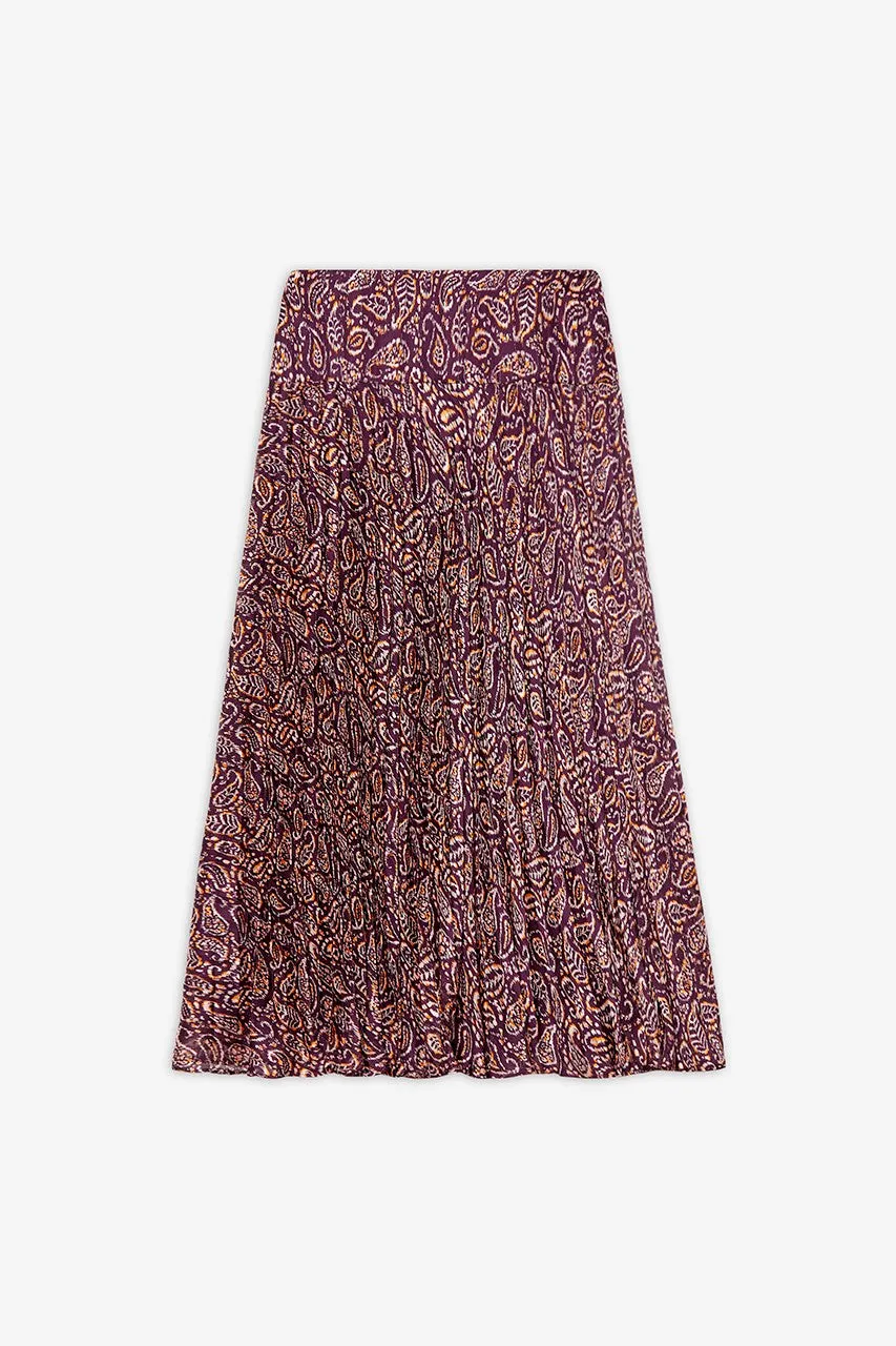 Long Animal Print Skirt by NKN