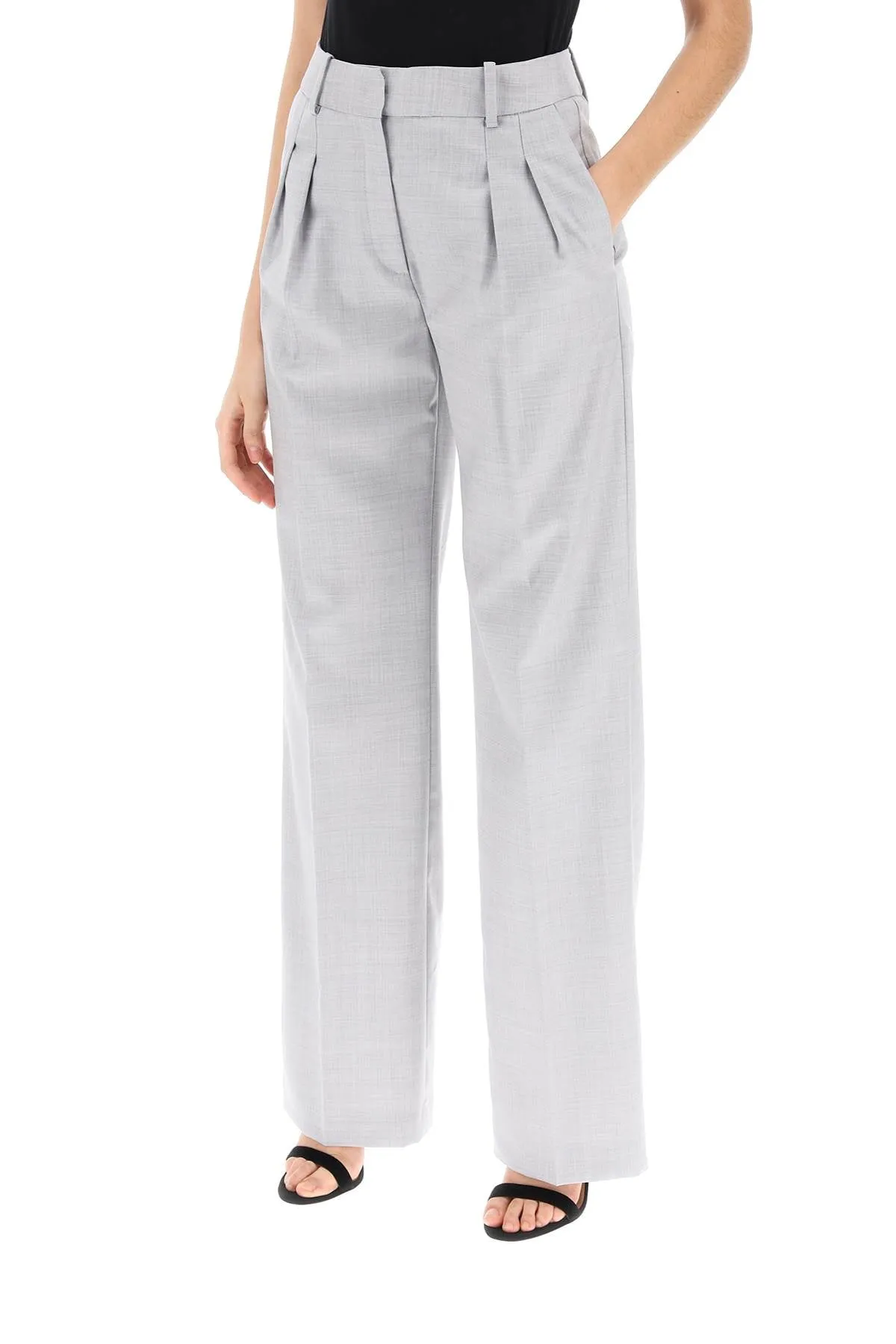 Loulou Studio Sbiru Double Pleat Trousers