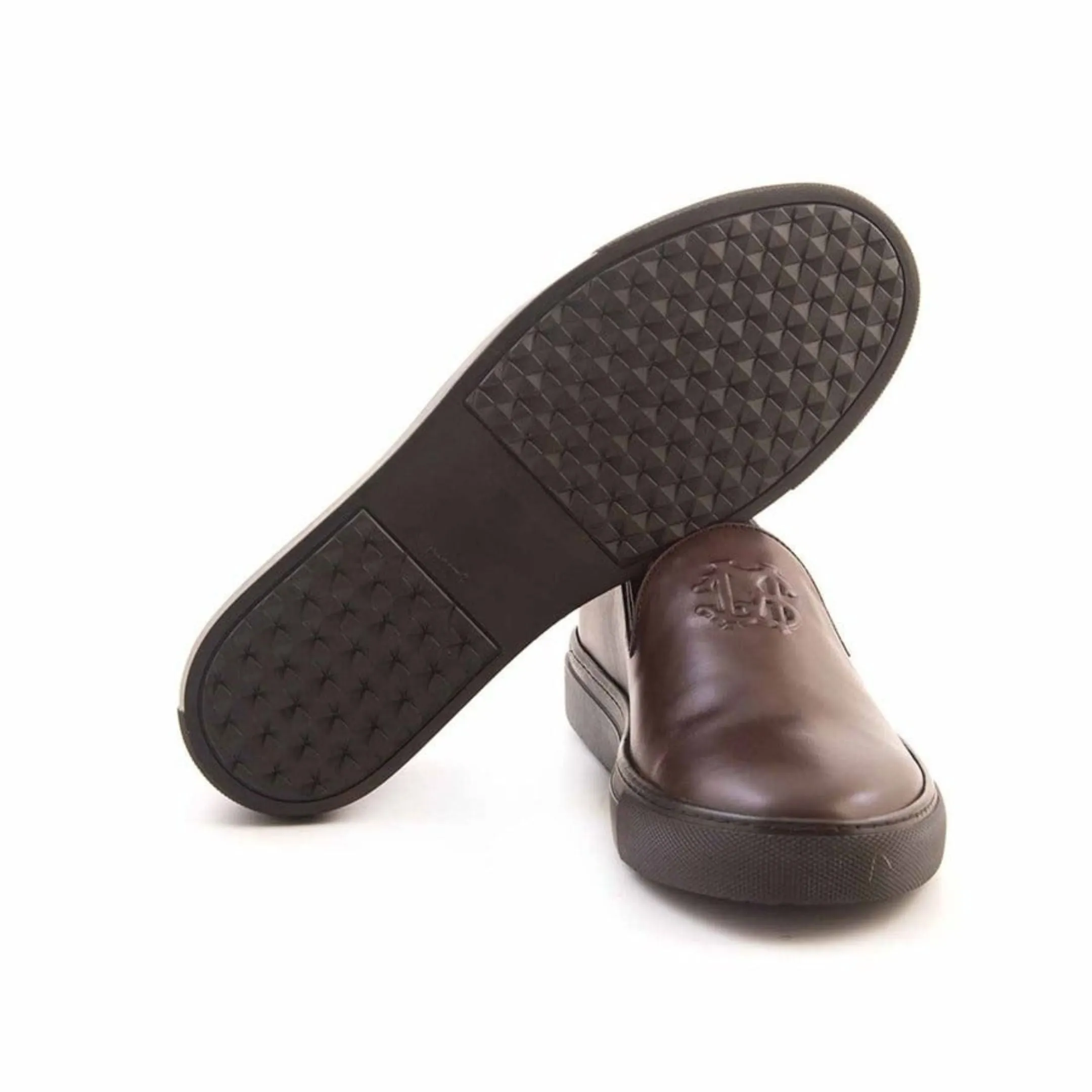 Madasat Brown Leather Casual Shoes - 607 |