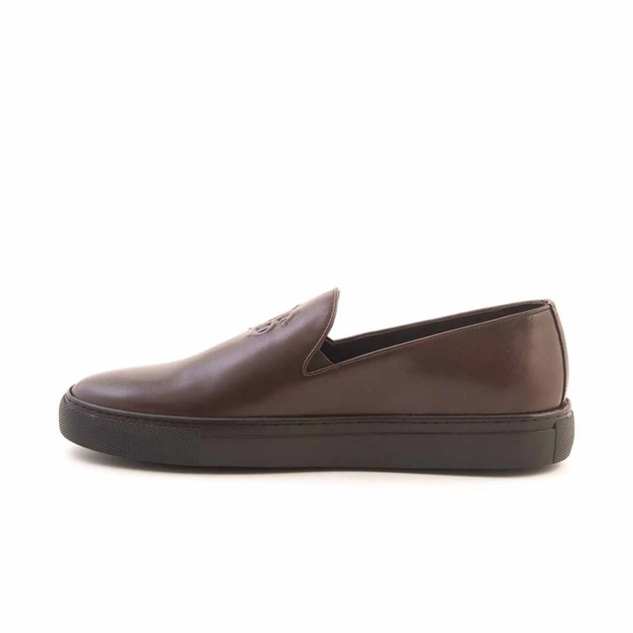 Madasat Brown Leather Casual Shoes - 607 |