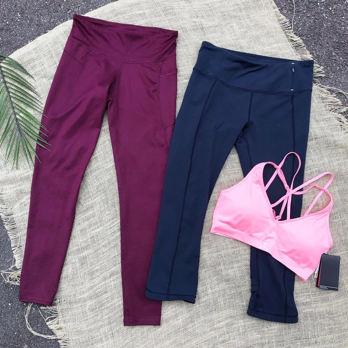 Maroon Champion Leggings - XS