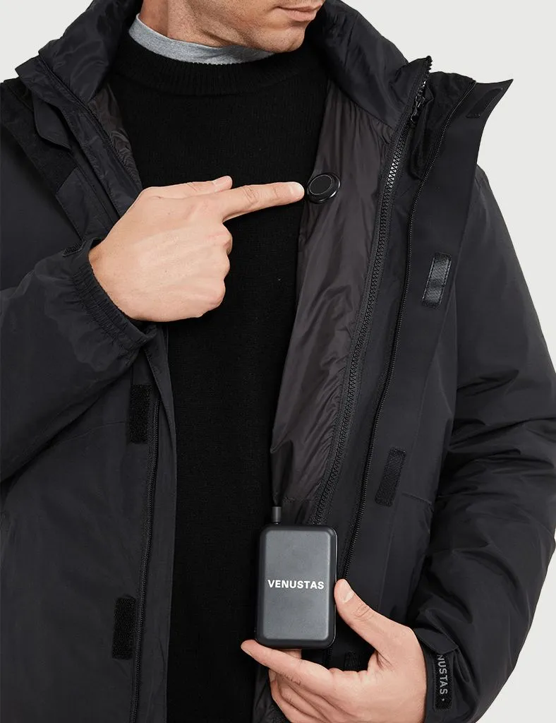 Men's 3-in-1 Heated Down Jacket 7.4V