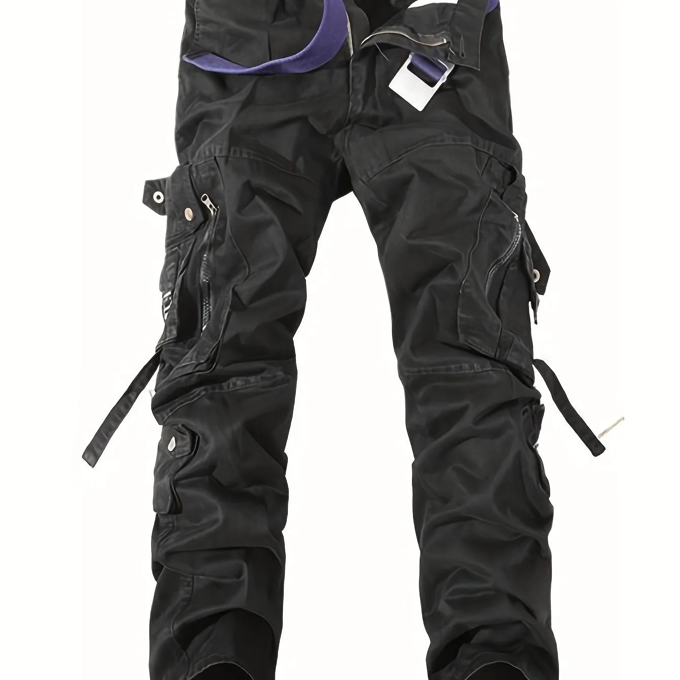 Men's Casual Cargo Tactic Pants Trouser, Men Breathable Comfy Outdoor Trouser With Multi Pockets For Outdoor Hiking Trekking Traveling Camping (Excluding Waist Belt)