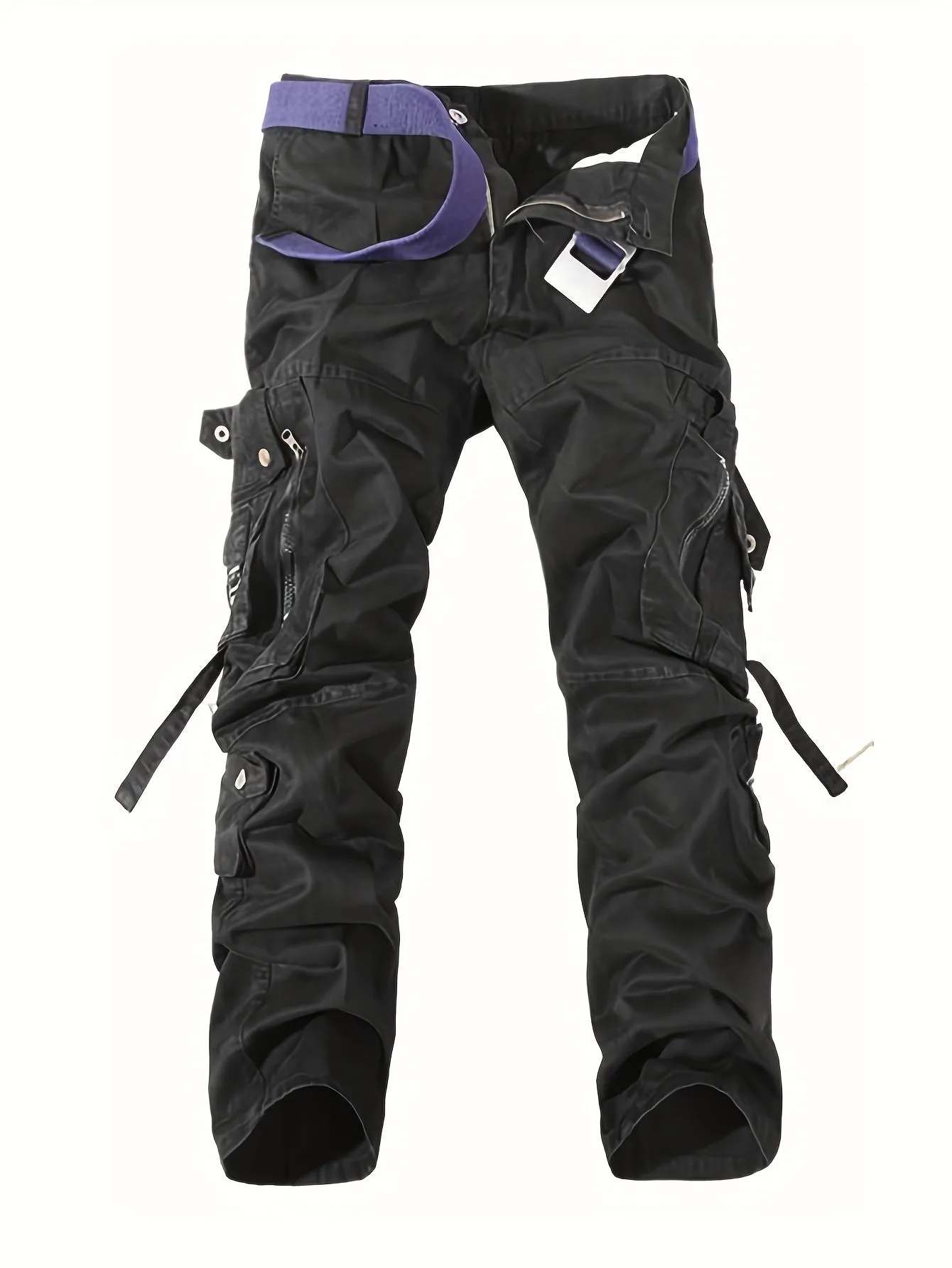 Men's Casual Cargo Tactic Pants Trouser, Men Breathable Comfy Outdoor Trouser With Multi Pockets For Outdoor Hiking Trekking Traveling Camping (Excluding Waist Belt)