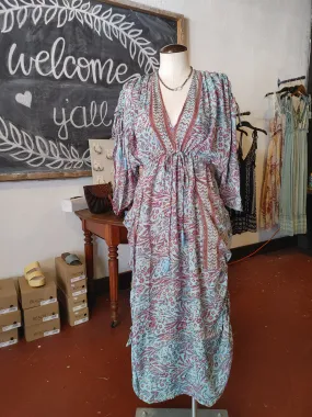 Metallic Show Stopper Maxi Dress