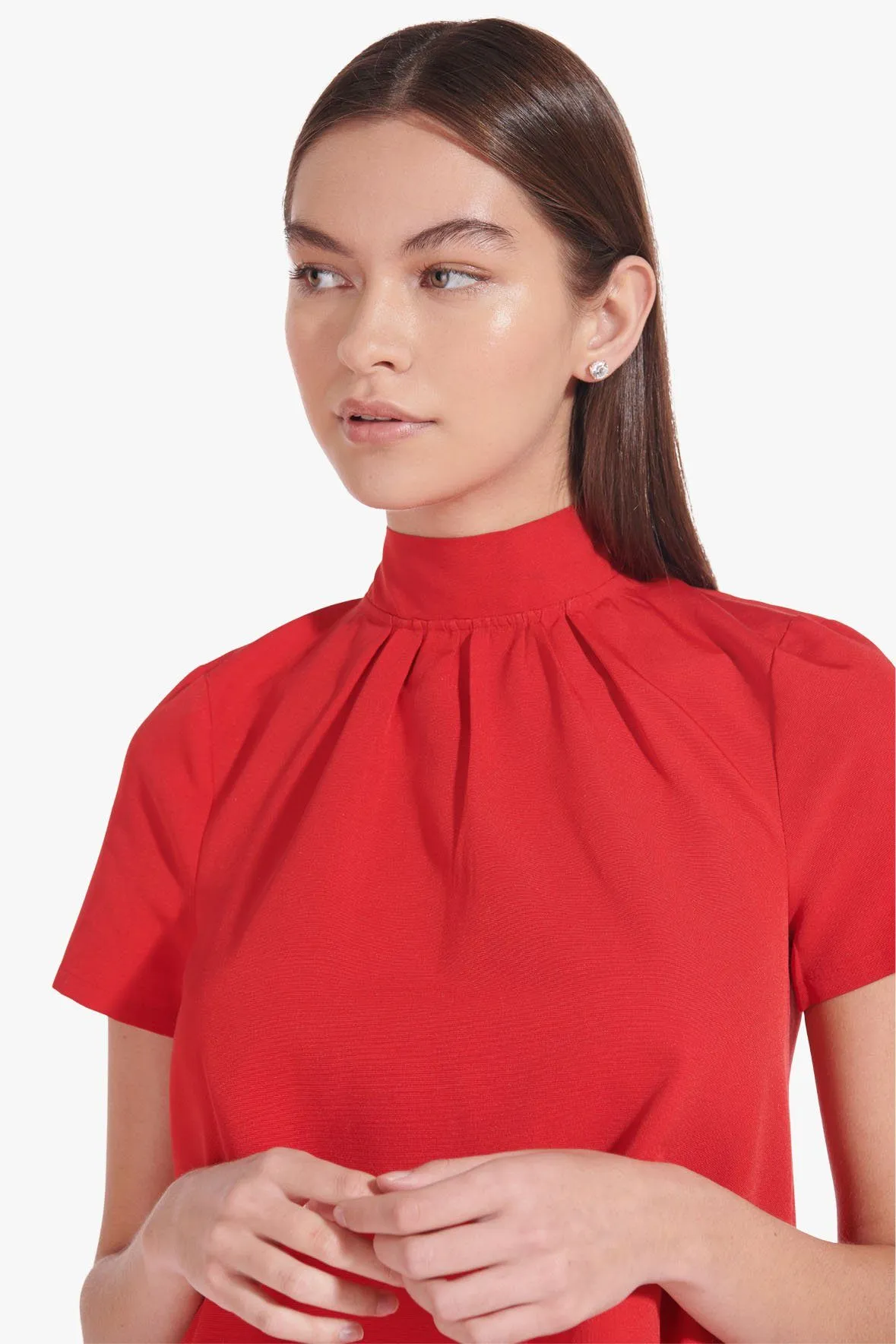 MINI ILANA DRESS | POINSETTIA