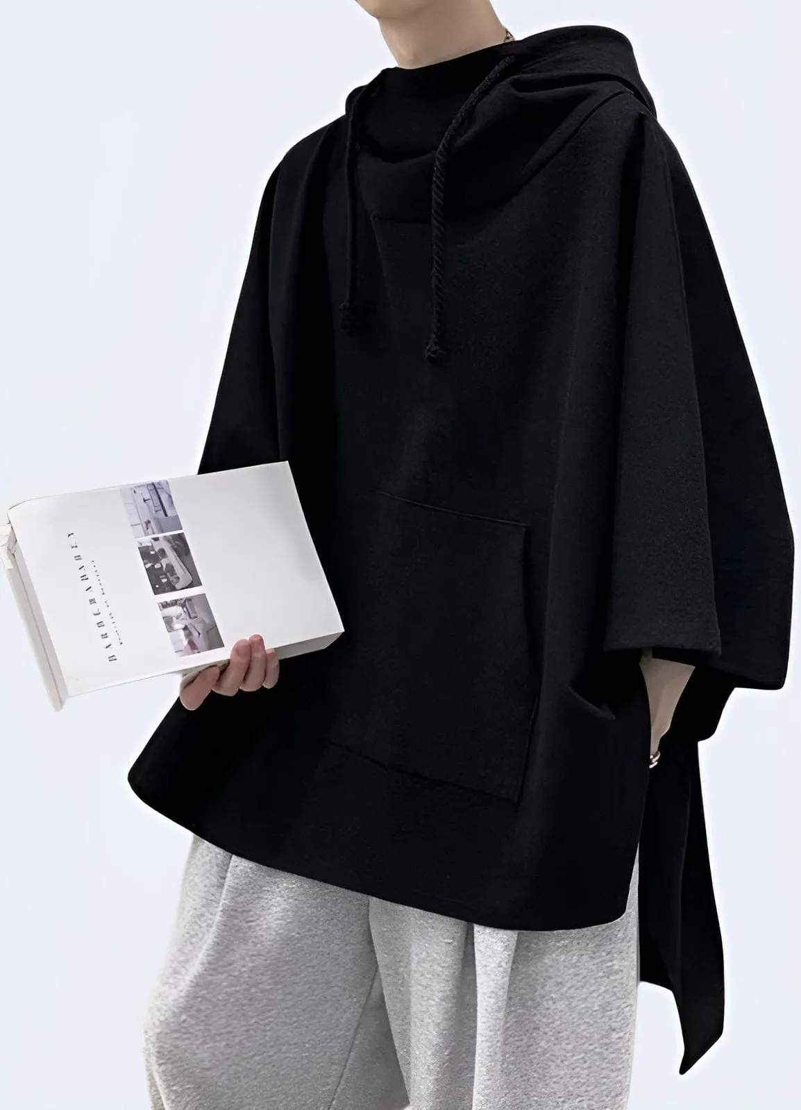 Multi-Pocket Techwear Poncho