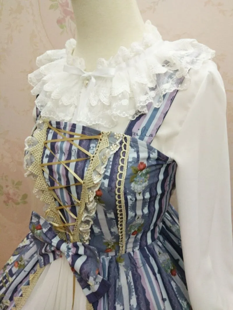 New Lolita JSK Dress Sweet Crystal Rabbit Series Chiffon Dress By Yiliya