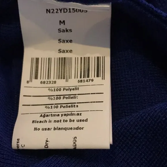 *NEW* NOCTURNE Saxe Royal Blue Knitted Crop Top Size Medium