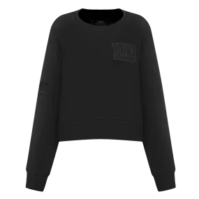 NFL NEW YORK GIANTS NEUTRAL WOMEN'S CREWNECK (BLACK)