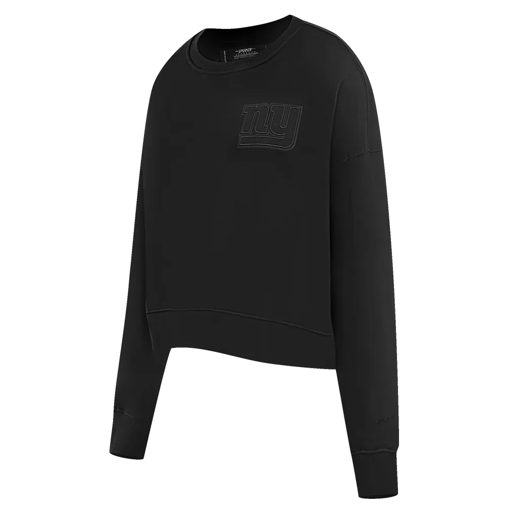 NFL NEW YORK GIANTS NEUTRAL WOMEN'S CREWNECK (BLACK)