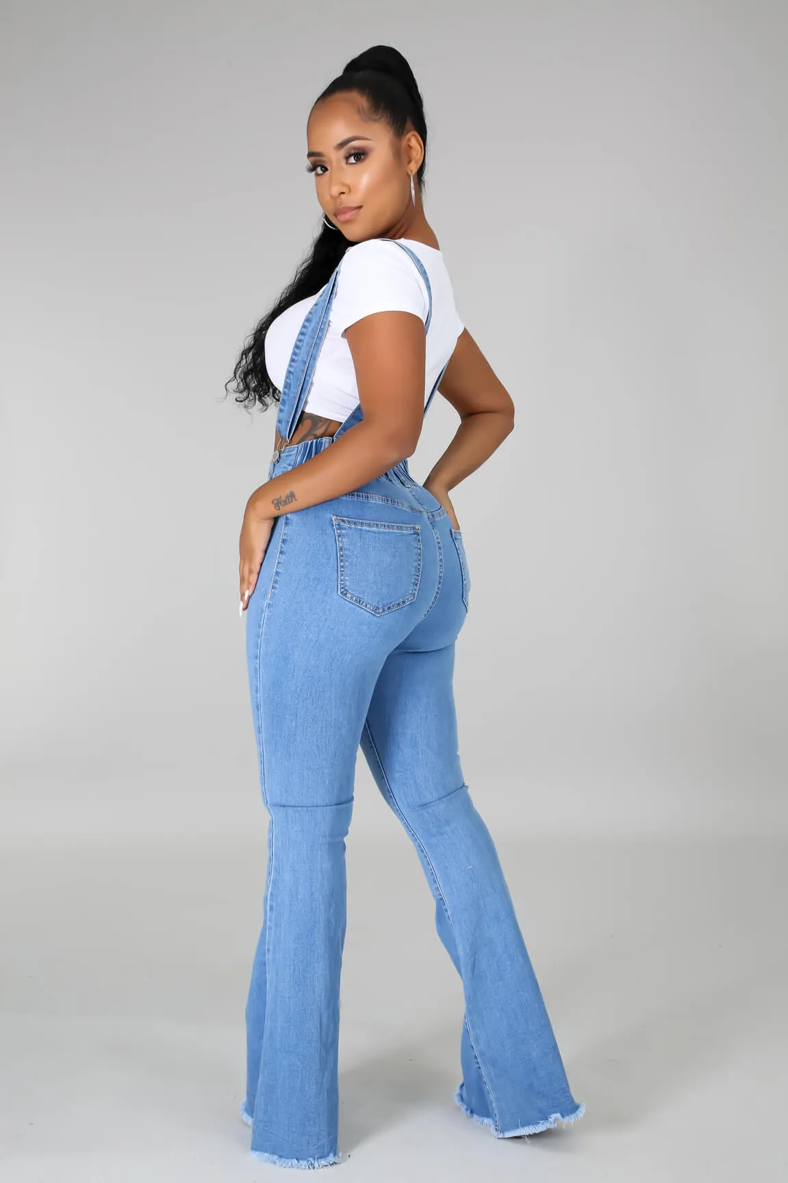 No Worries Denim Overall