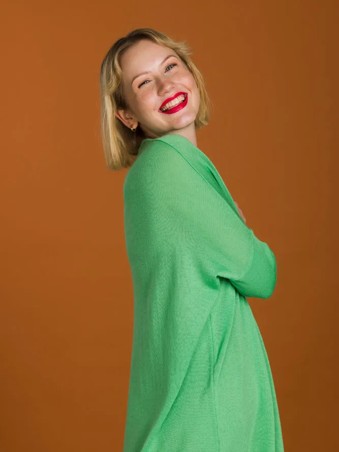 Nooa Merino Wool Dress Light Green