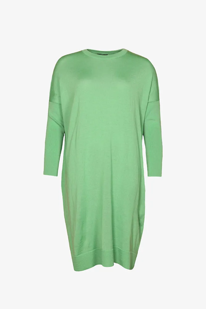 Nooa Merino Wool Dress Light Green