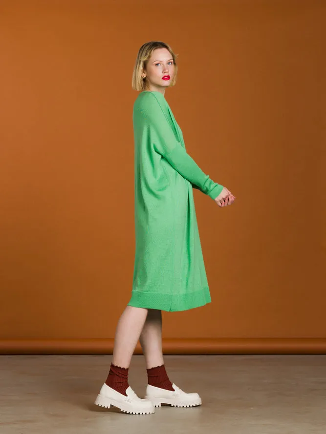 Nooa Merino Wool Dress Light Green