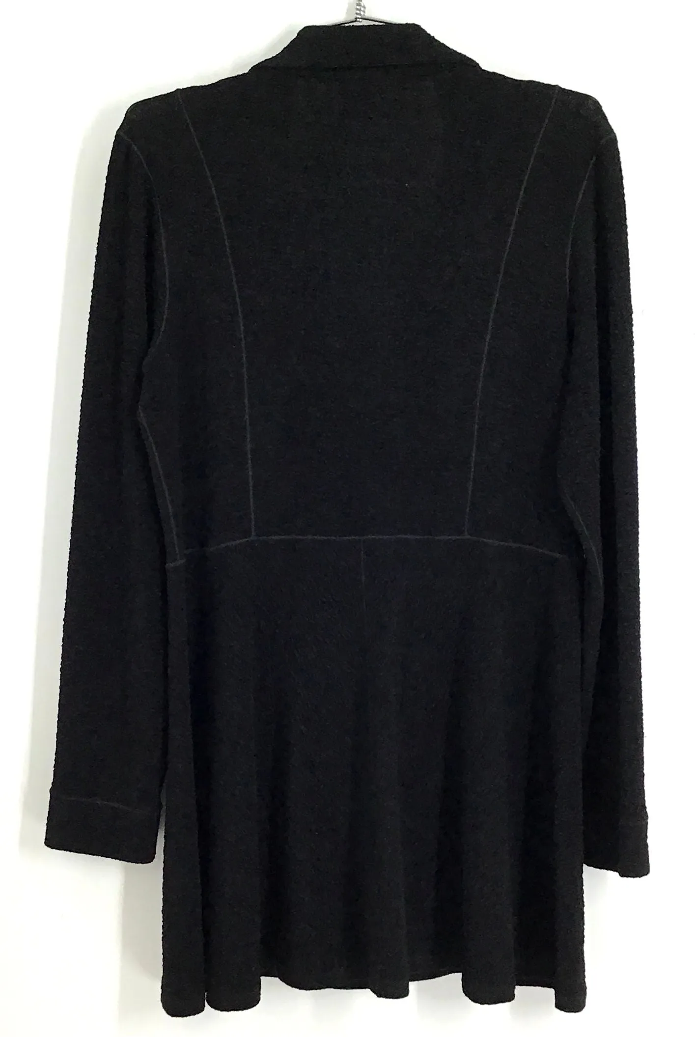 NWT Vintage Eva Varro Women's Black Overcoat - Size L