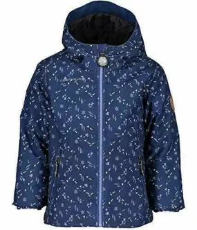 Obermeyer Kids Ash Jacket Toddler/Little Kids - 3T - Tracks - Navy/Purple