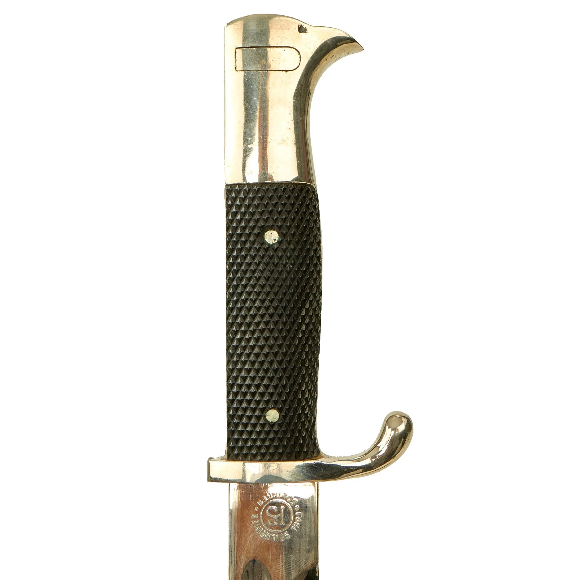 Original German WWII Heer Long 98k Dress Bayonet by Paul Seilheimer with Scabbard & Frog
