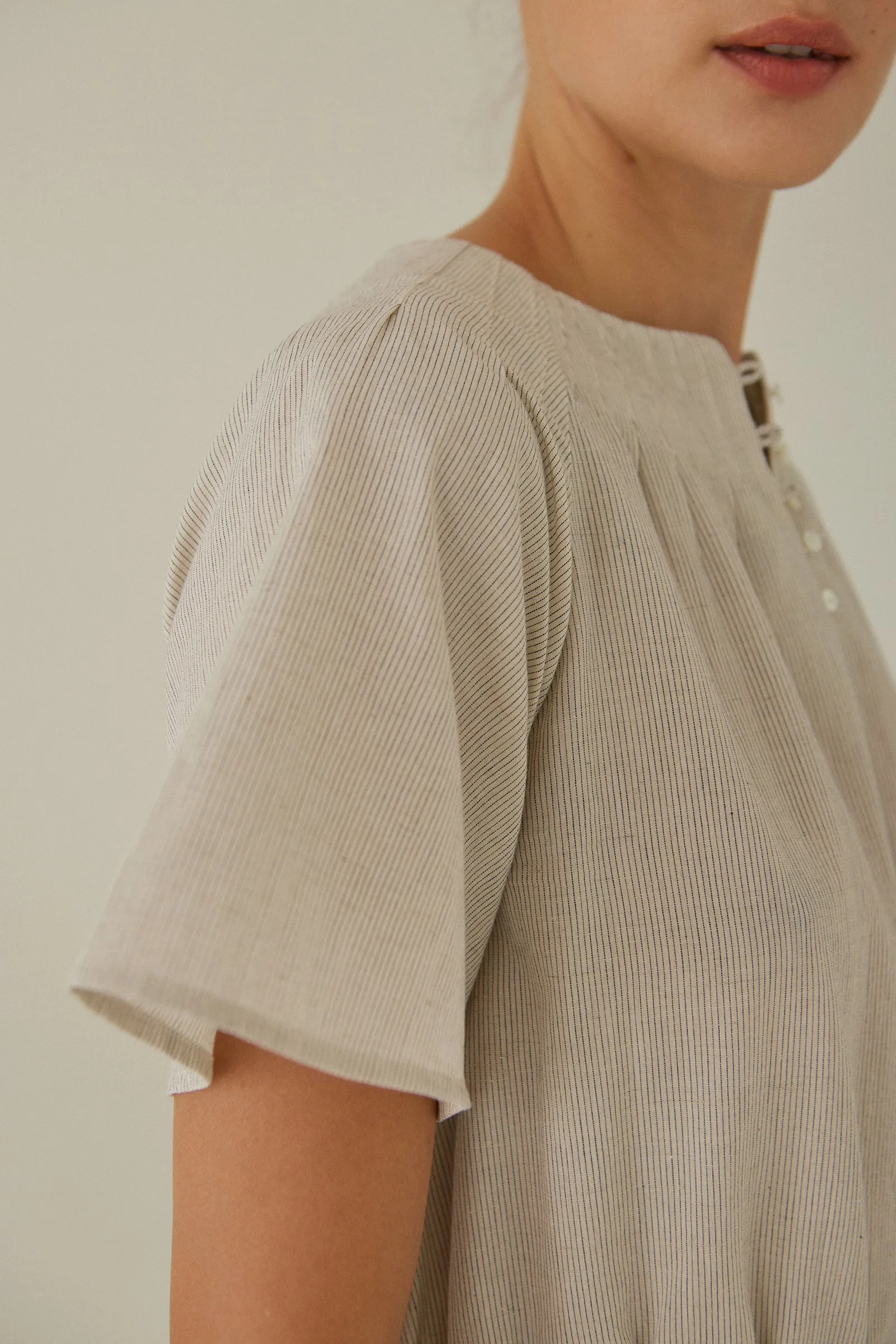 Penne Dress -- Cotton Linen
