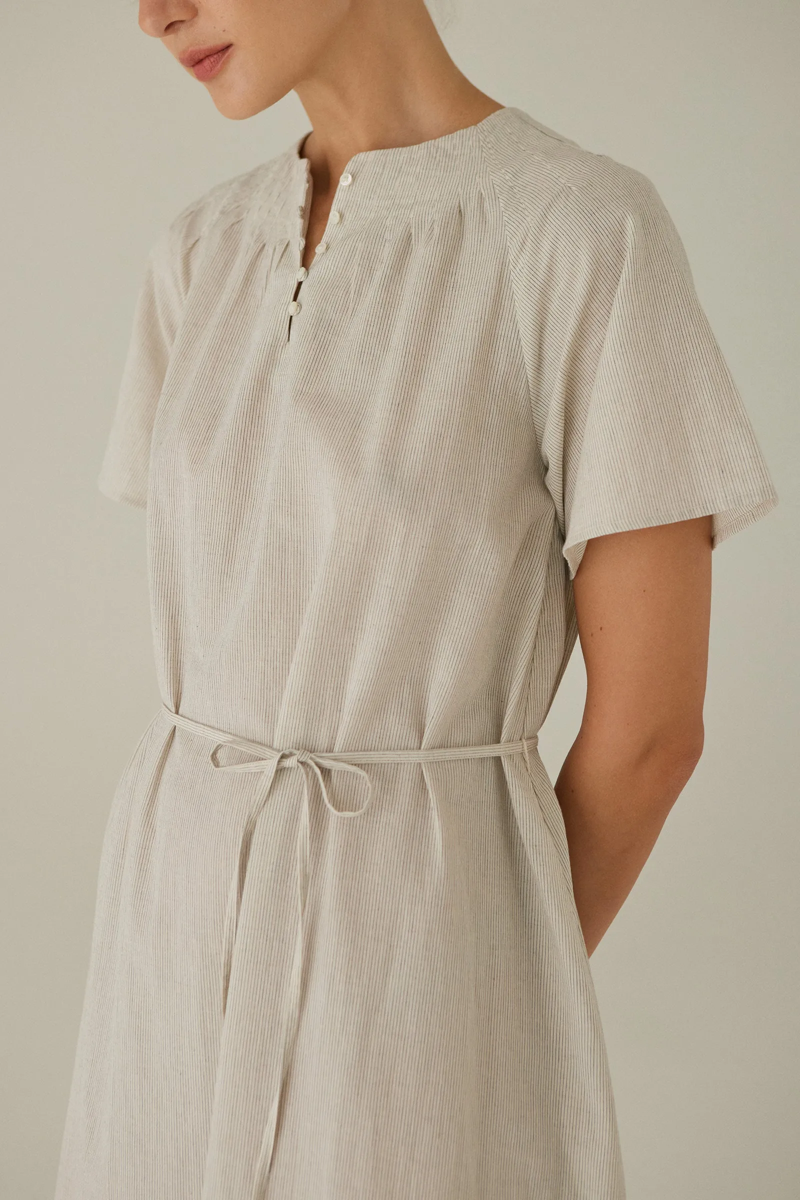 Penne Dress -- Cotton Linen