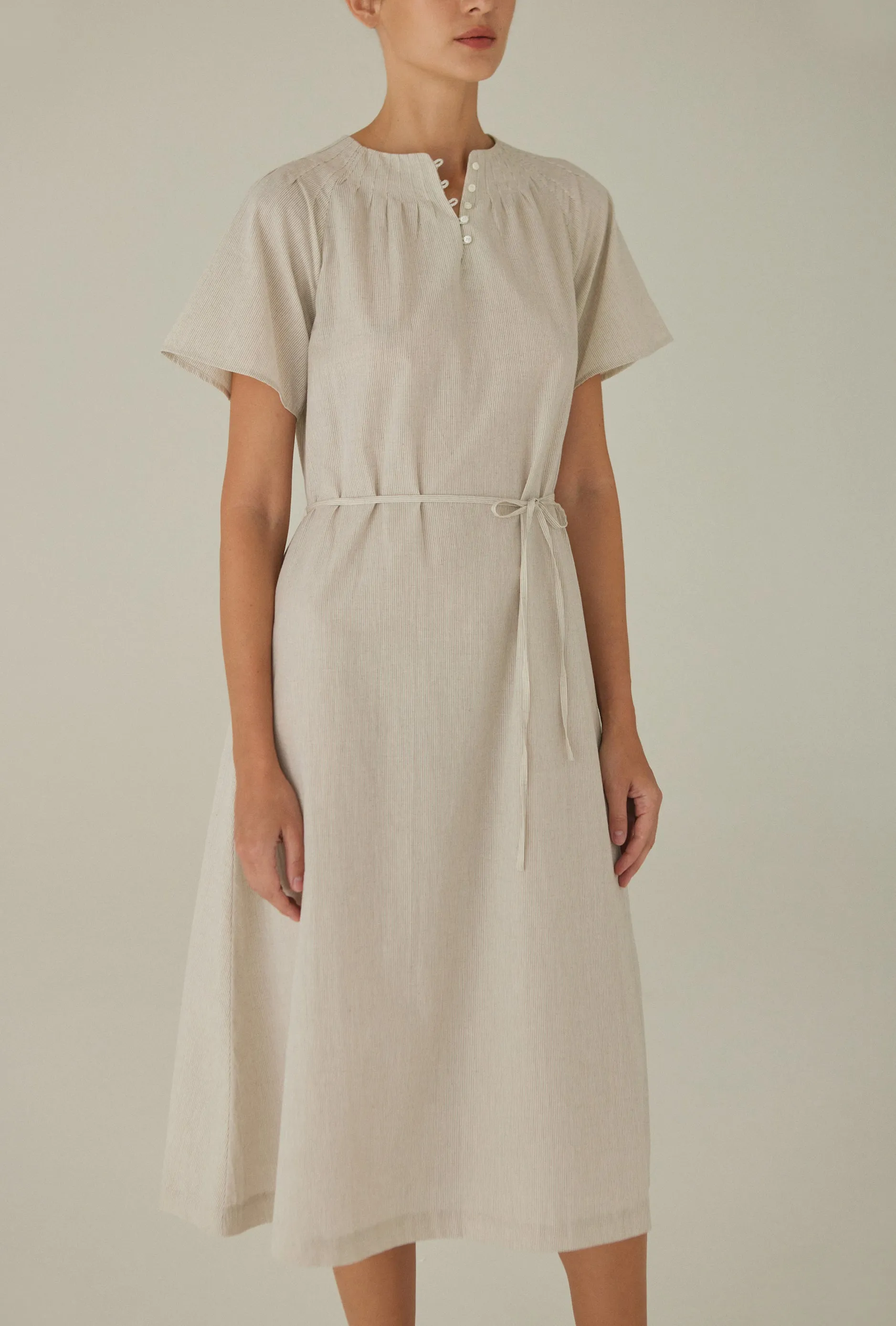 Penne Dress -- Cotton Linen