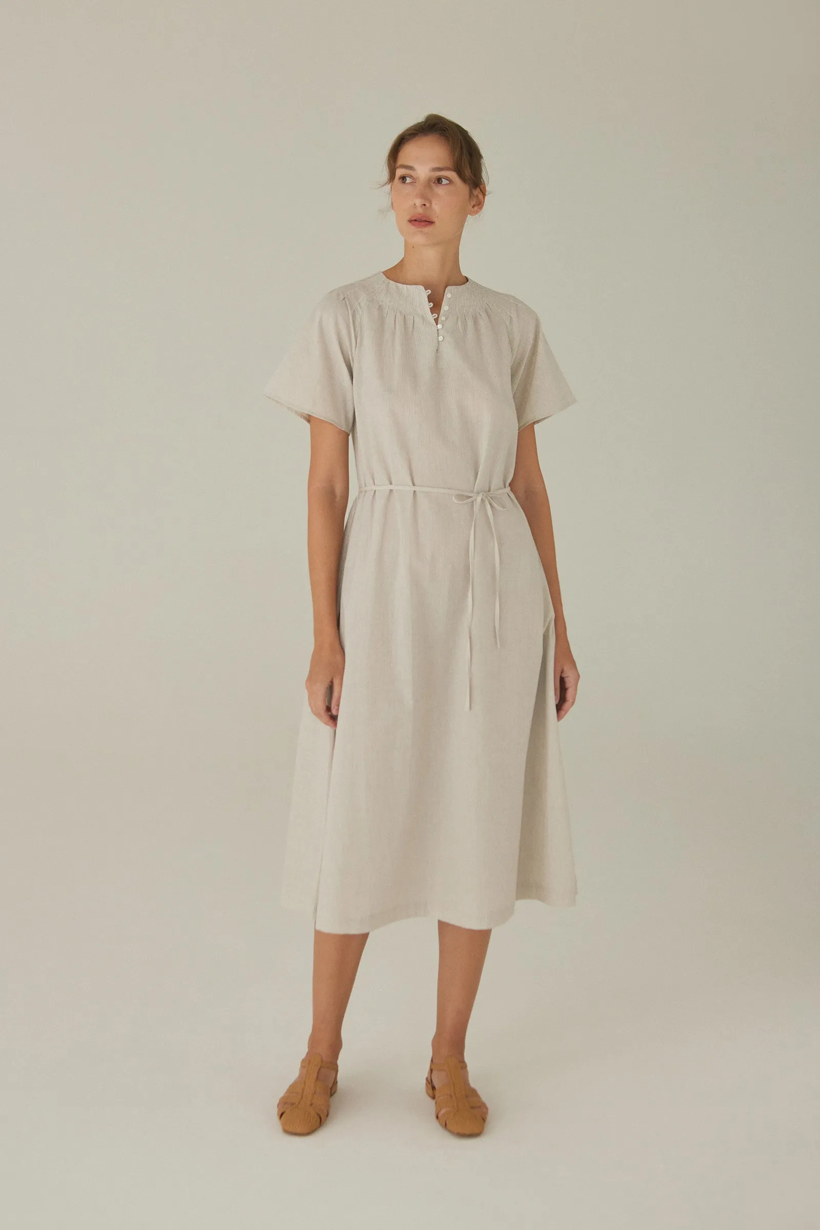 Penne Dress -- Cotton Linen