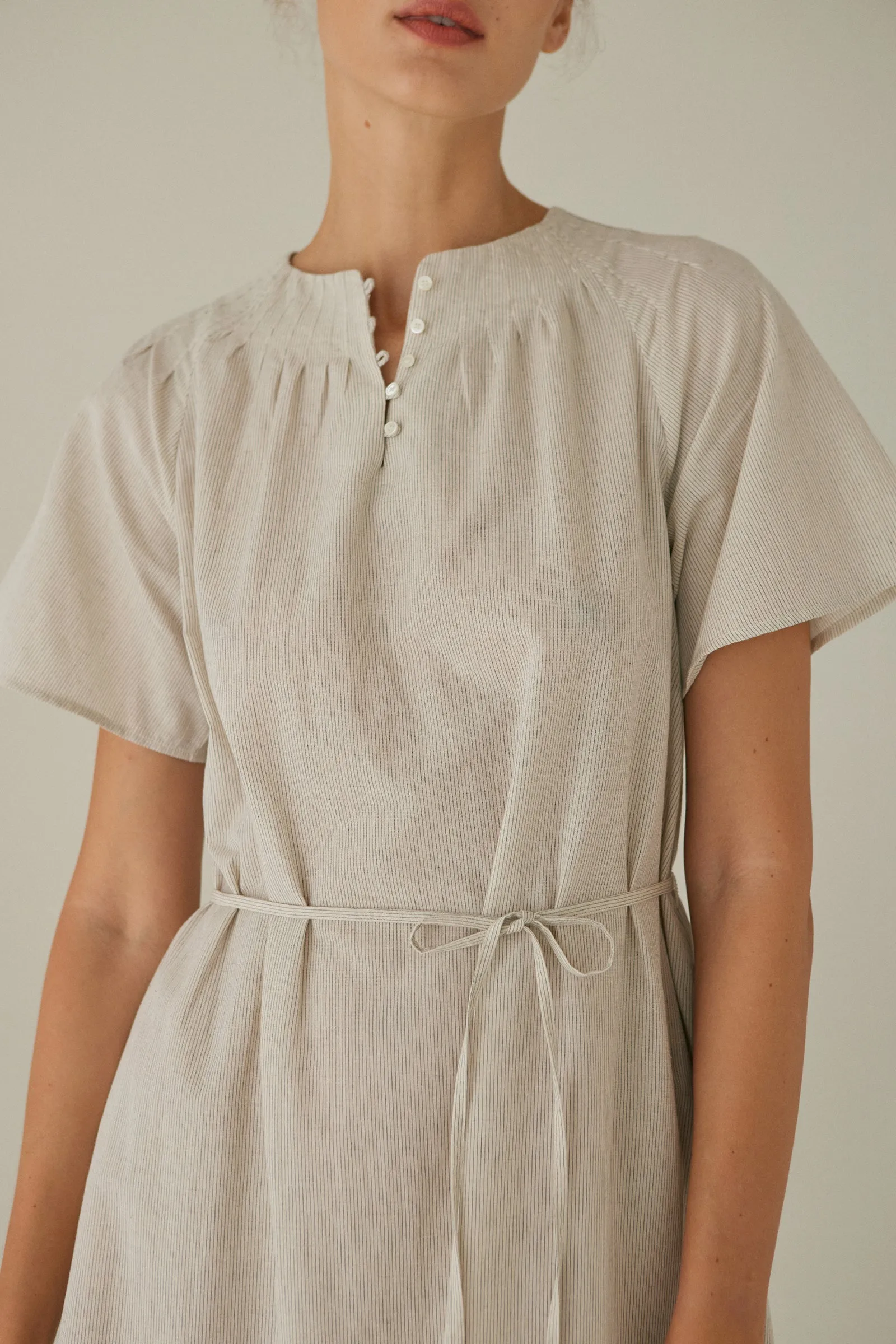 Penne Dress -- Cotton Linen