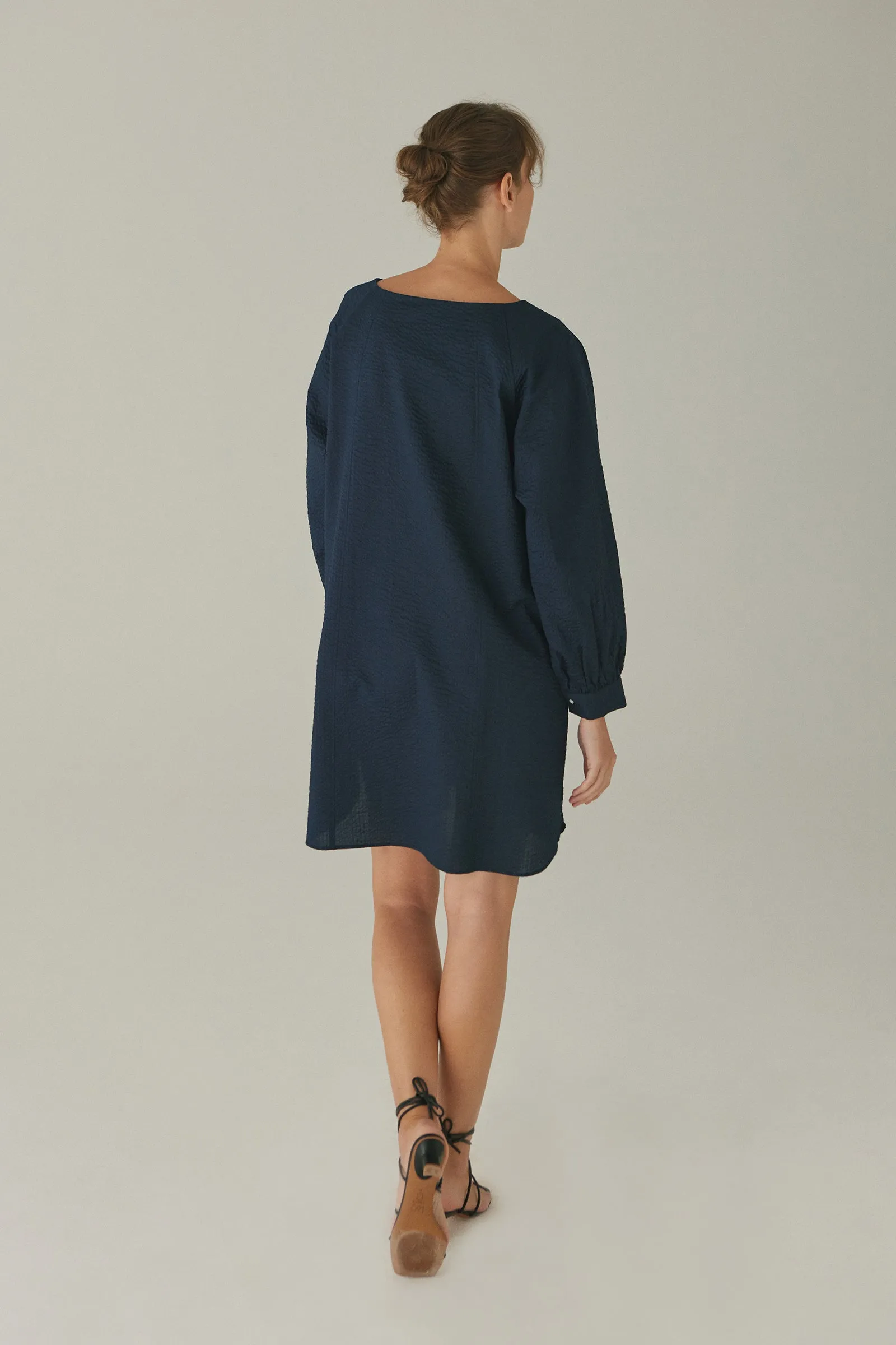 Phyllo Dress -- Crinkled Cotton