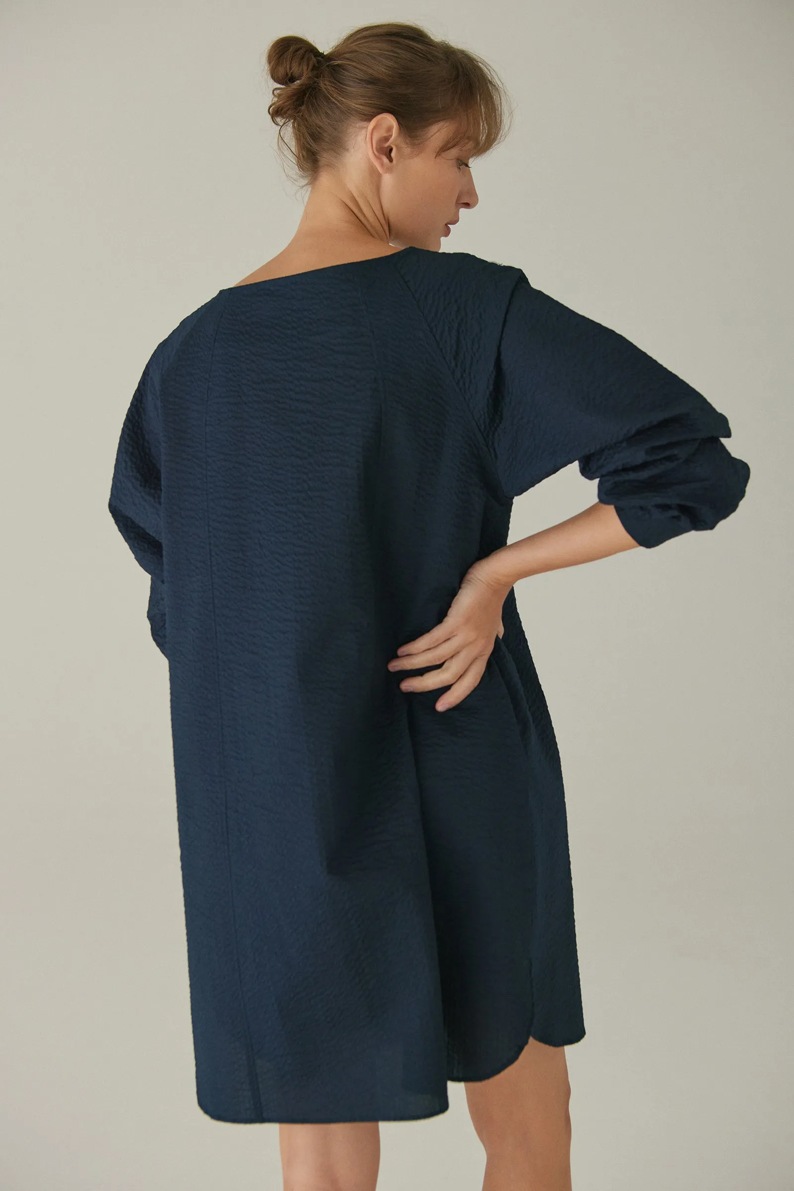 Phyllo Dress -- Crinkled Cotton