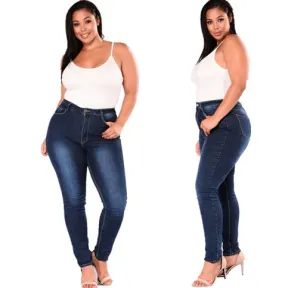 Plus Size Denim Jeans Pants