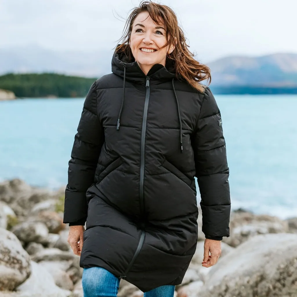 Queens Women's Sorona Down Arctic Coat - Black