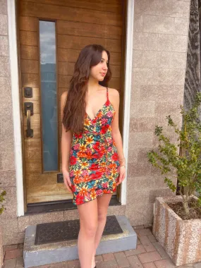 "Island Girl" Floral Printed Mini Dress