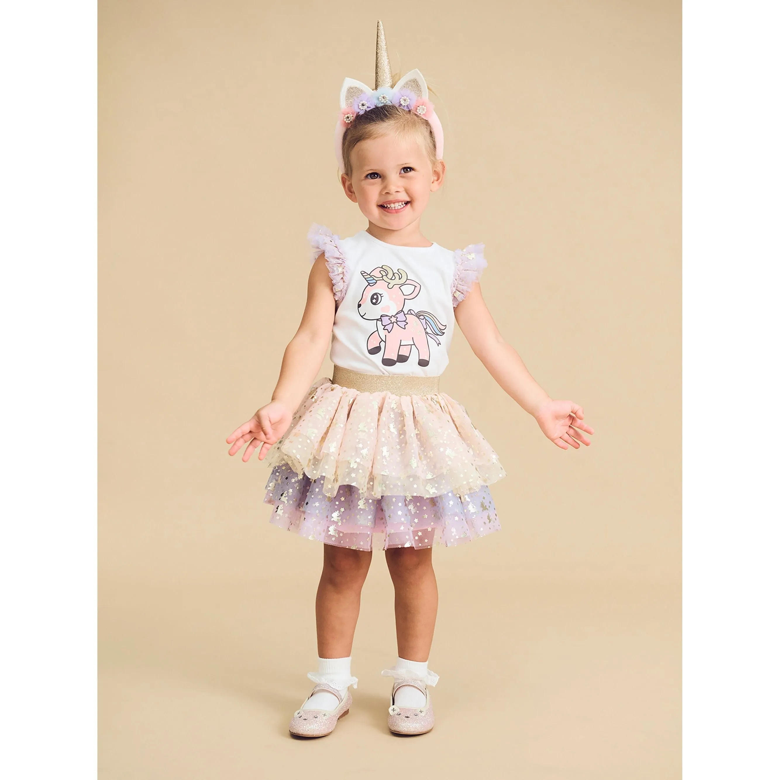Reindeer Friends Tulle Skirt